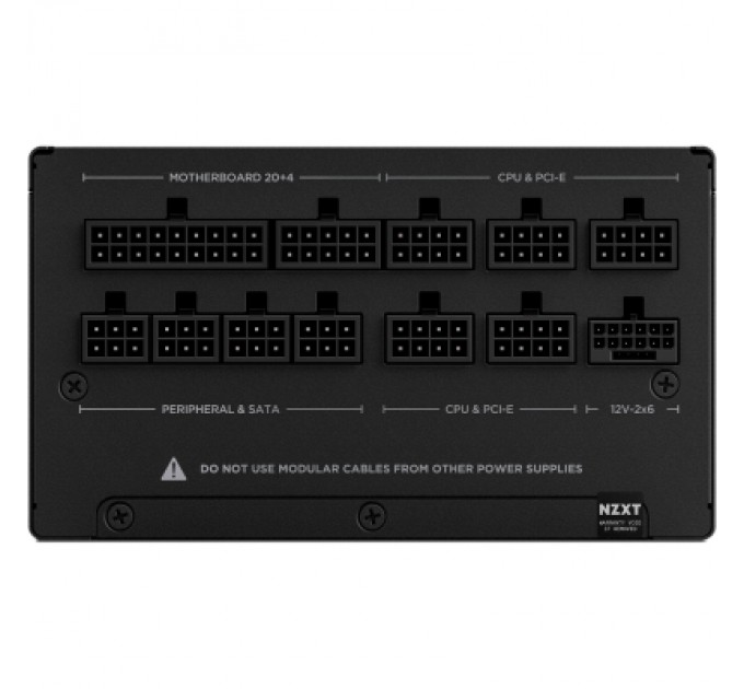 NZXT Блок живлення NZXT 1200W ATX 3.X (PA-2G2BB-EU)