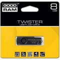 Goodram USB флеш накопичувач Goodram 8Gb Twister Black USB 2.0 (PD8GH2GRTSKKR9)