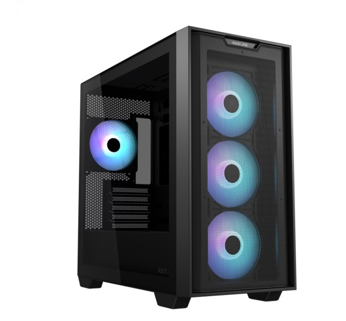 ASUS Корпус Asus A21 Plus Black Tempered Glass без БЖ (90DC00H0-B19010)