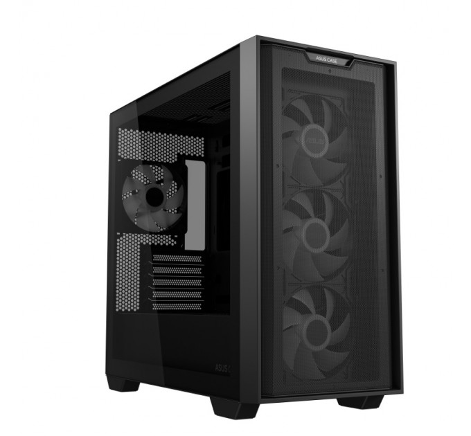 ASUS Корпус Asus A21 Plus Black Tempered Glass без БЖ (90DC00H0-B19010)
