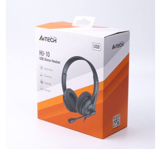 A4Tech Гарнiтура A4Tech HU-10 Black