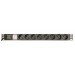 EnerGenie Блок розеток EnerGenie 19" 1U (EG-PDU-014) алюм. корп.,  8 розеток,  16A, 3м, чорний, вилка Schuko