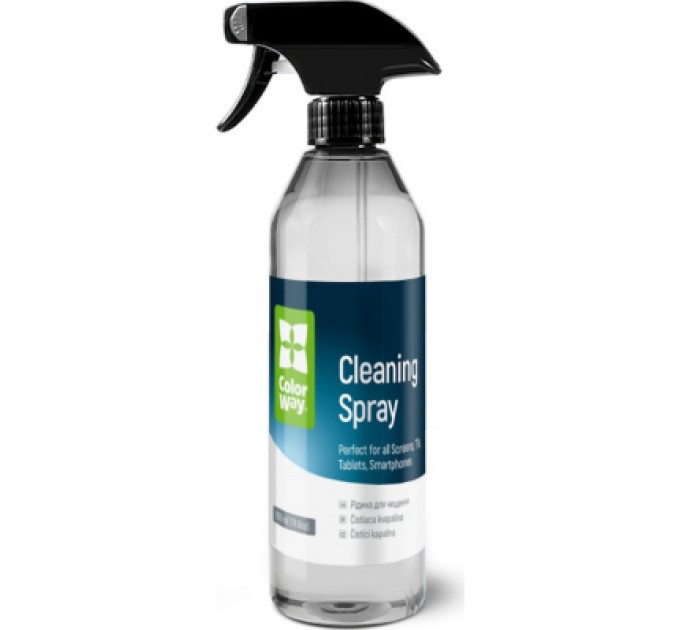 ColorWay Спрей для очищення ColorWay Cleaning Kit, Large, OLED/LED/LCD/TFT, 550ml, microfibre*2 (CW-5500)