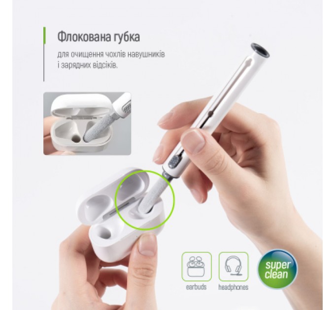 ColorWay Універсальний чистячий набір ColorWay Cleaning Pen, for Earphones, 3 in 1 (CW-1131)