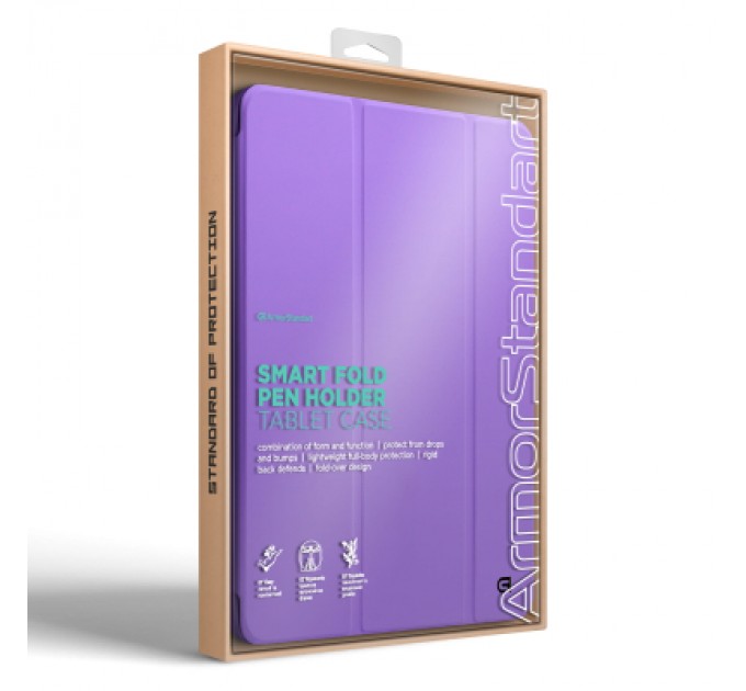 Armorstandart Чохол до планшета Armorstandart Smart Fold Pen iPad mini 2024 / mini 6 Light Purple (ARM82829)
