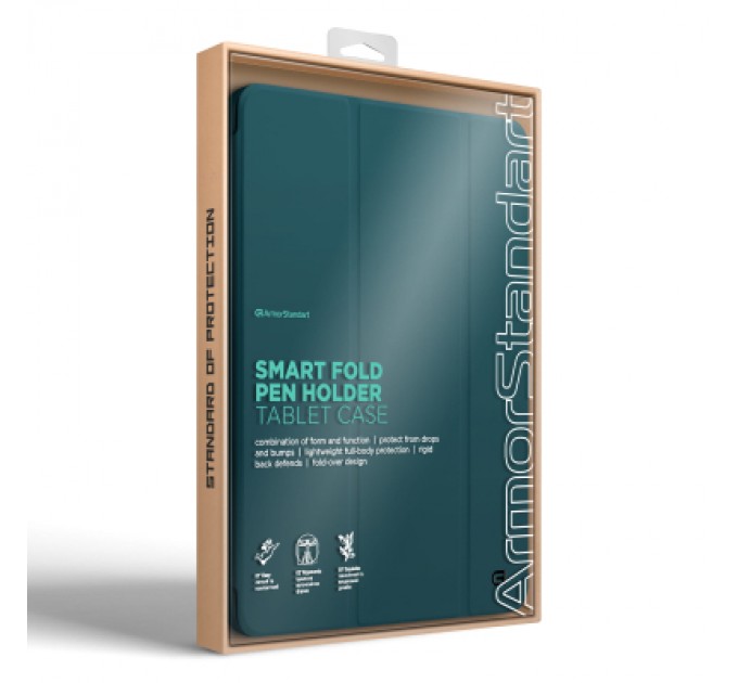 Armorstandart Чохол до планшета Armorstandart Smart Fold Pen iPad mini 2024 / mini 6 Pine Green (ARM82830)