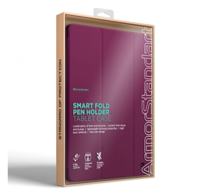 Armorstandart Чохол до планшета Armorstandart Smart Fold Pen iPad mini 2024 / mini 6 Plum (ARM82832)