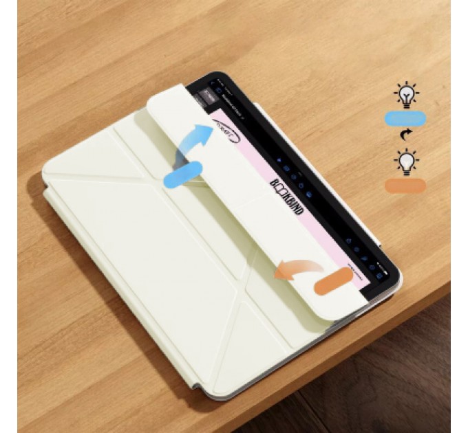 BeCover Чохол до планшета BeCover Ultra Slim Origami Flex Apple iPad Air (4/5) 2020/2022 10.9" Beige (712953)