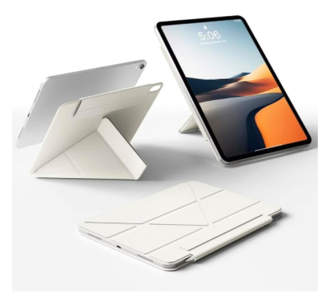 BeCover Чохол до планшета BeCover Ultra Slim Origami Flex Apple iPad Air (4/5) 2020/2022 10.9" Beige (712953)
