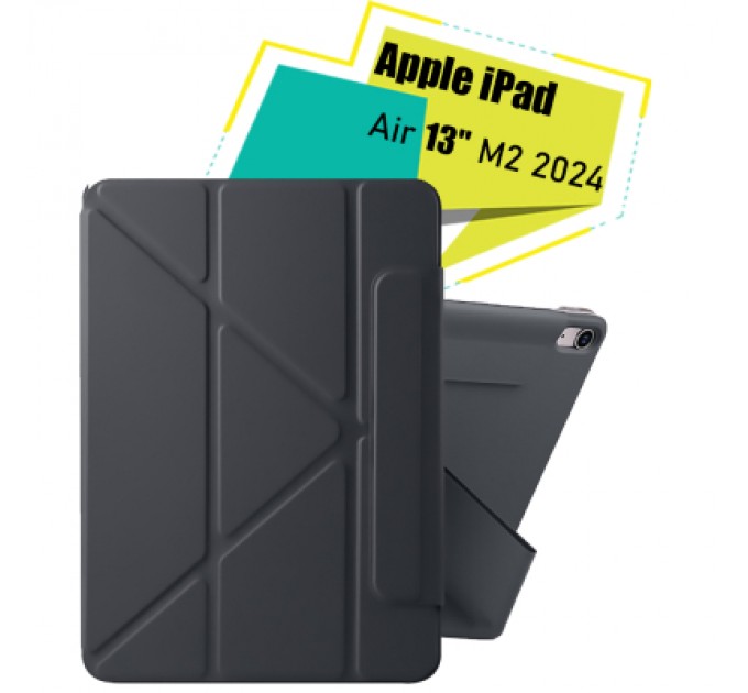 BeCover Чохол до планшета BeCover Ultra Slim Origami Flex Apple iPad Air 13" M2 2024 Black (712966)
