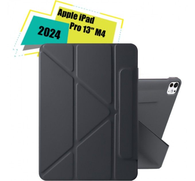 BeCover Чохол до планшета BeCover Ultra Slim Origami Flex Apple iPad Pro 13" M4 2024 Black (712964)
