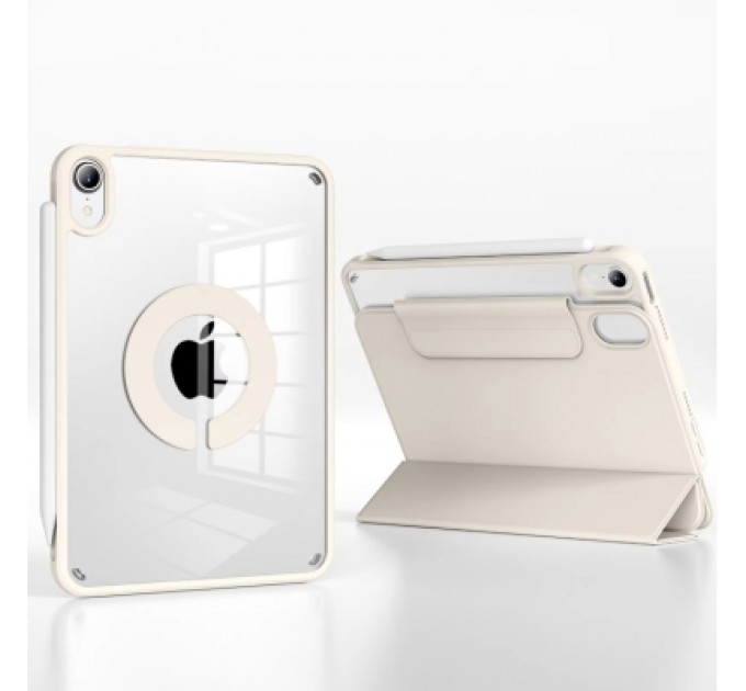 BeCover Чохол до планшета BeCover Ultra Slim Origami Magnetic Apple iPad Air 11" M2 2024 Beige (712976)