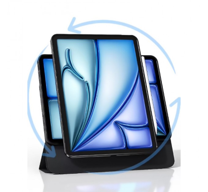 BeCover Чохол до планшета BeCover Ultra Slim Origami Magnetic Apple iPad Air 13" M2 2024 Black (712980)