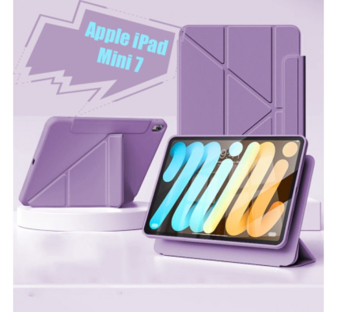 BeCover Чохол до планшета BeCover Ultra Slim Origami Magnetic Apple iPad Mini 7 2024 Purple (712970)