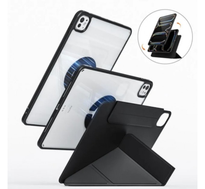 BeCover Чохол до планшета BeCover Ultra Slim Origami Magnetic Apple iPad Pro 11" M4 2024 Black (712977)
