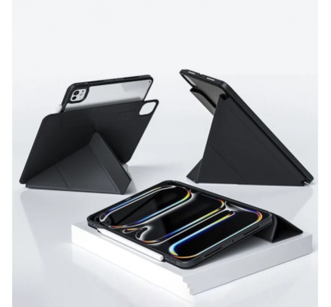 BeCover Чохол до планшета BeCover Ultra Slim Origami Magnetic Apple iPad Pro 11" M4 2024 Black (712977)