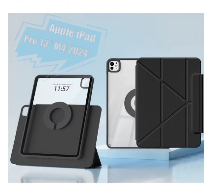 BeCover Чохол до планшета BeCover Ultra Slim Origami Magnetic Apple iPad Pro 13" M4 2024 Black (712978)