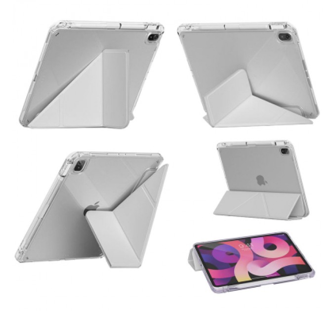 BeCover Чохол до планшета BeCover Ultra Slim Origami Transparent Apple iPad 10.9" 2022 Gray (712939)