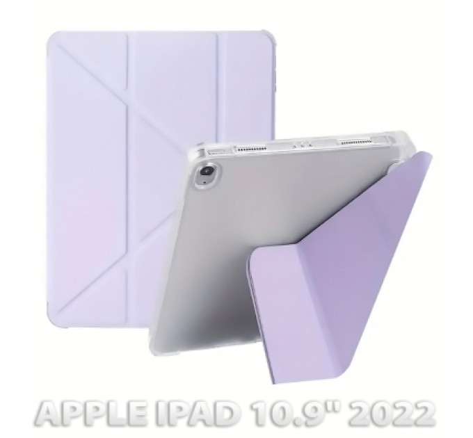 BeCover Чохол до планшета BeCover Ultra Slim Origami Transparent Apple iPad 10.9" 2022 Purple (712941)