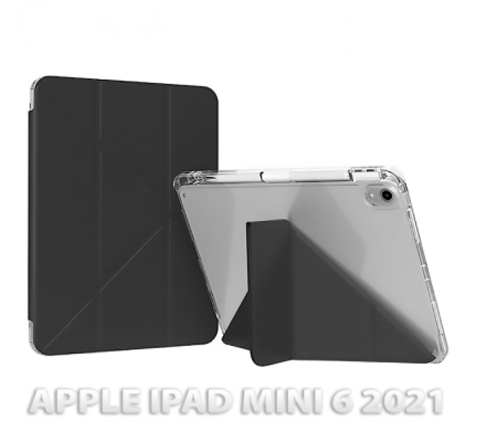 BeCover Чохол до планшета BeCover Ultra Slim Origami Transparent Apple iPad Mini 6 2021 Black (712930)