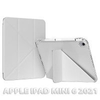 Чохол до планшета BeCover Ultra Slim Origami Transparent Apple iPad Mini 6 2021 Gray (712931)
