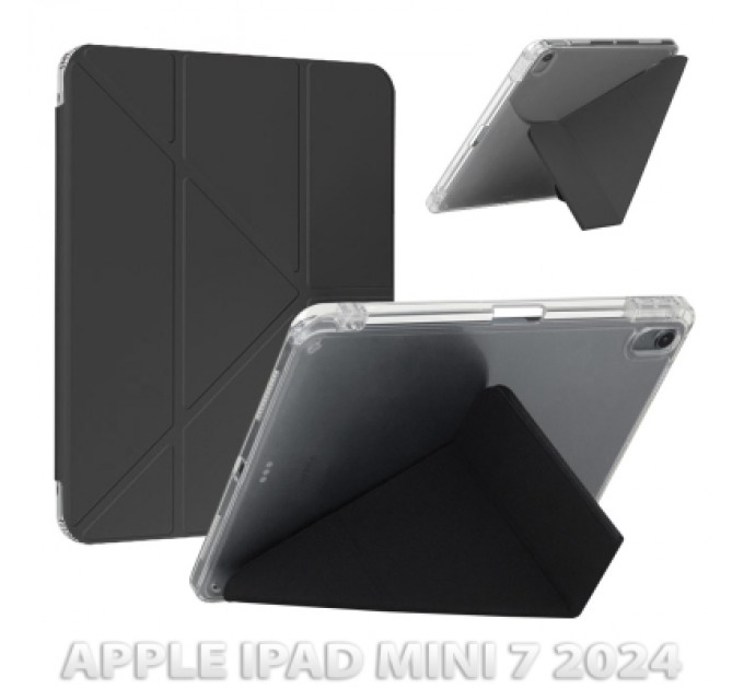 BeCover Чохол до планшета BeCover Ultra Slim Origami Transparent Apple iPad Mini 7 2024 Black (712934)