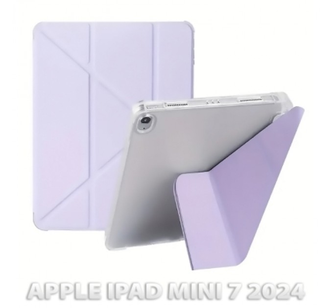 BeCover Чохол до планшета BeCover Ultra Slim Origami Transparent Apple iPad Mini 7 2024 Purple (712937)
