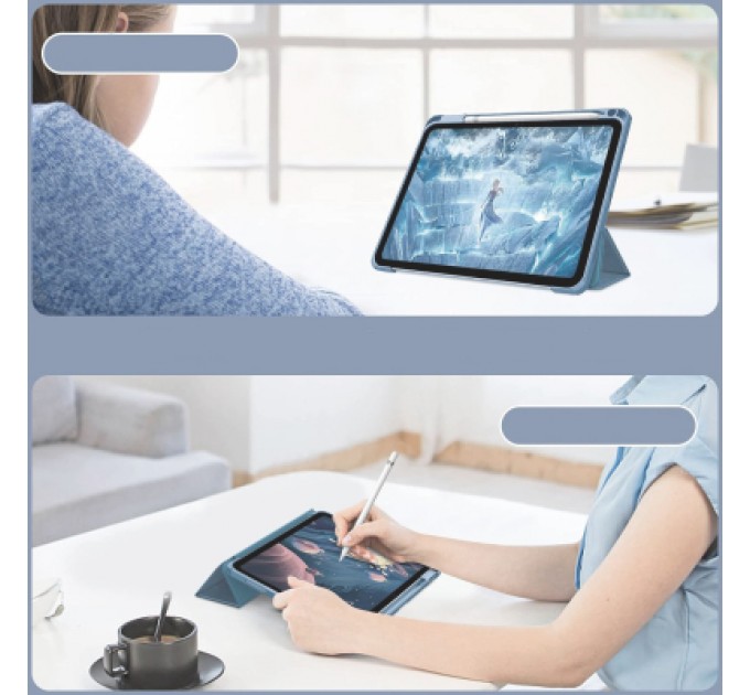 BeCover Чохол до планшета BeCover Soft Edge TPU Apple Pencil Apple iPad Air (4/5) 2020/2022 10.9" Blue Haze (711697)