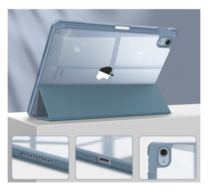 BeCover Чохол до планшета BeCover Soft Edge TPU Apple Pencil Apple iPad Air (4/5) 2020/2022 10.9" Blue Haze (711697)