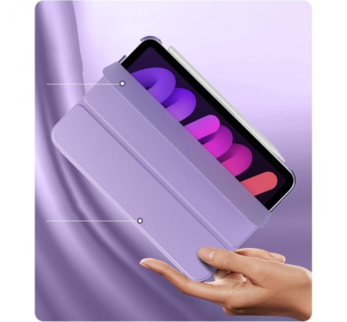 BeCover Чохол до планшета BeCover Tri Fold Hard BeCover Apple iPad Mini 7 2024 Purple (712455)