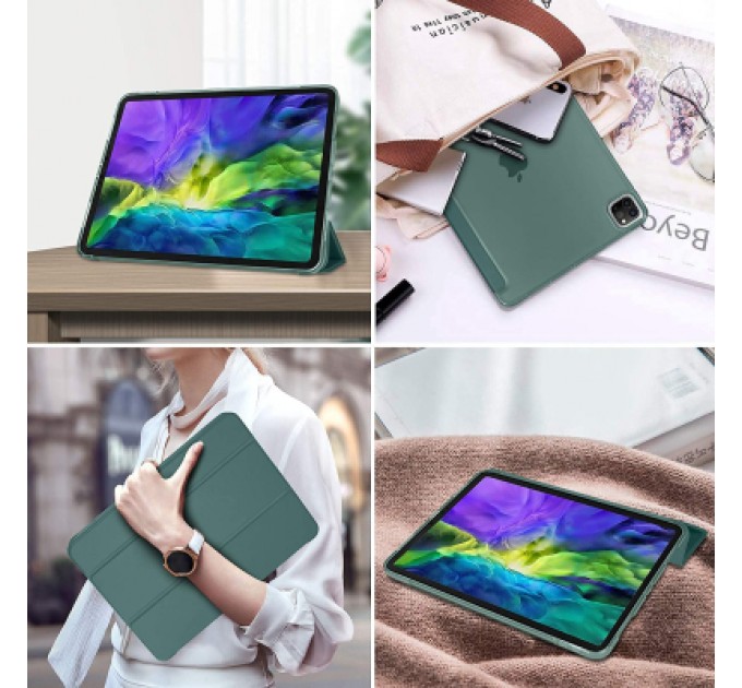BeCover Чохол до планшета BeCover Tri Fold Hard BeCover Apple iPad Pro 11 2020/2021/2022 Dark Green (709667)