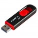ADATA USB флеш накопичувач ADATA 16Gb C008 Black/Red USB 2.0 (AC008-16G-RKD)
