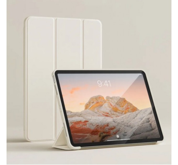 BeCover Чохол до планшета BeCover Tri Fold Soft TPU Silicone BeCover Apple iPad Air (4/5) 2020/2022 10.9" Beige (711734)