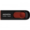 ADATA USB флеш накопичувач ADATA 16Gb C008 Black/Red USB 2.0 (AC008-16G-RKD)