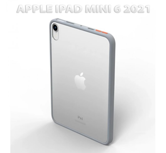 BeCover Чохол до планшета BeCover Transparancy Shell Edge Gray BeCover Apple iPad Mini 6 2021 (712927)