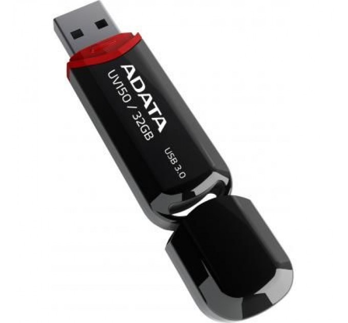 ADATA USB флеш накопичувач ADATA 32Gb UV150 Black USB 3.0 (AUV150-32G-RBK)