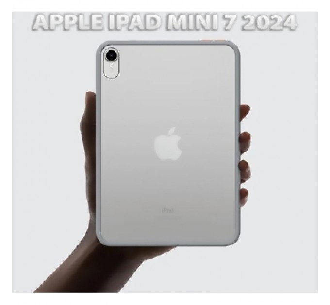 BeCover Чохол до планшета BeCover Transparancy Shell Edge Gray BeCover Apple iPad Mini 7 2024 (712928)