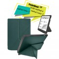 BeCover Чохол до електронної книги BeCover Ultra Slim Origami PocketBook 743G InkPad 4/InkPad Color 2/InkPad Color 3 (7.8") Dark Green (713084)