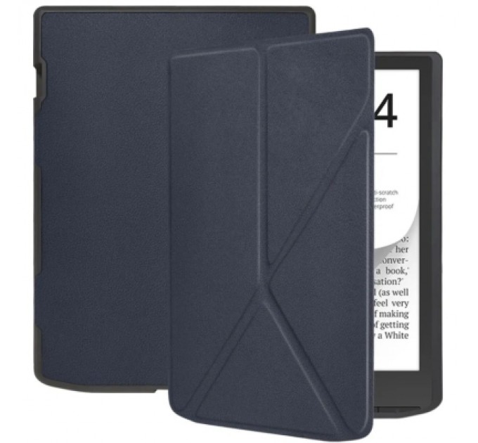 BeCover Чохол до електронної книги BeCover Ultra Slim Origami PocketBook 743G InkPad 4/InkPad Color 2/InkPad Color 3 (7.8") Deep Blue (713083)