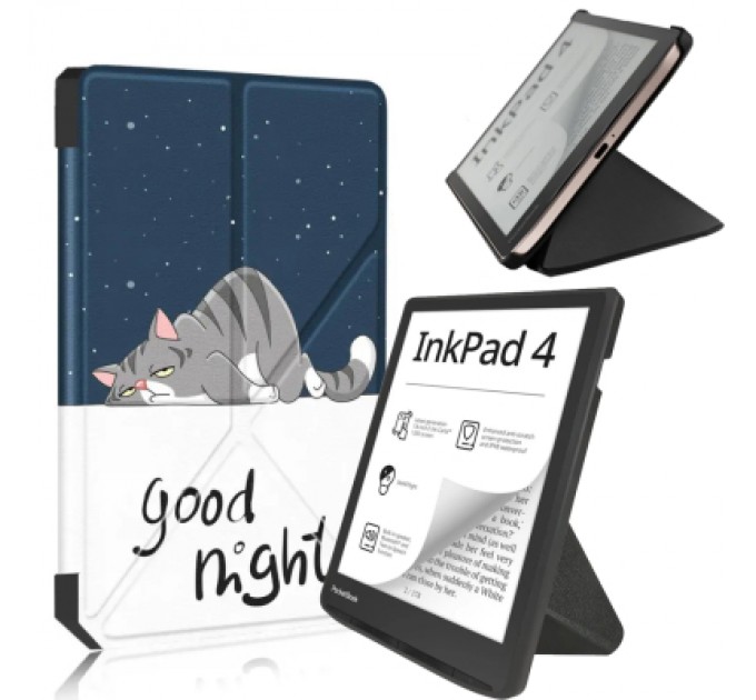 BeCover Чохол до електронної книги BeCover Ultra Slim Origami PocketBook 743G InkPad 4/InkPad Color 2/InkPad Color 3 (7.8") Good Night (713088)