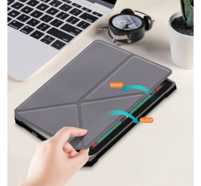 BeCover Чохол до електронної книги BeCover Ultra Slim Origami PocketBook 743G InkPad 4/InkPad Color 2/InkPad Color 3 (7.8") Gray (713087)