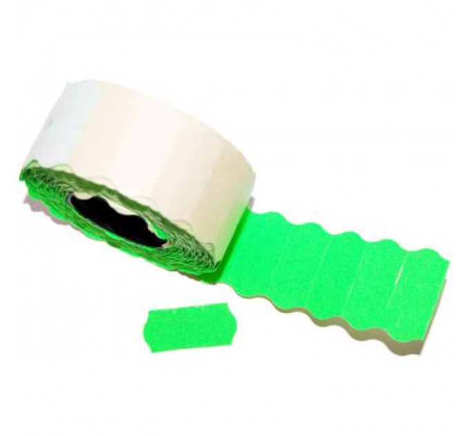 Aurika Етикет-стрічка Aurika 26х12 green, 25 рул (2612G)