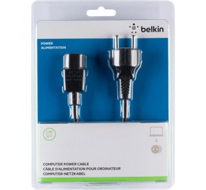 Belkin Кабель живлення C13 1.8m Belkin (F3A225CP1.8M-P)