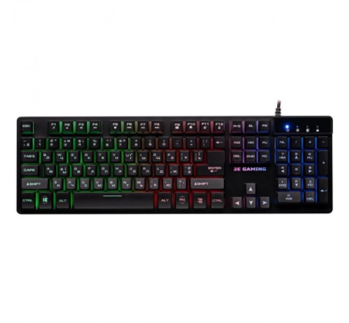 2E Клавіатура 2E Gaming KG280 LED Ukr USB Black (2E-KG280UB)