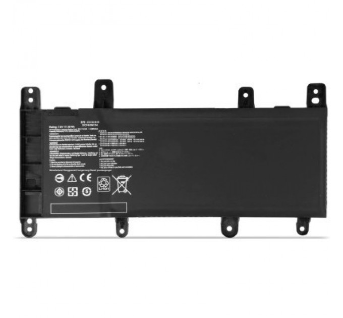 AlSoft Акумулятор до ноутбука Asus X756 C21N1515, 5000mAh (38Wh), 4cell, 7.6V, Li-Pol AlSoft (A47916)