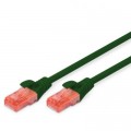 Digitus Патч-корд 1м, CAT 6 UTP, AWG 26/7, Cu, LSZH, green Digitus (DK-1617-010/G)