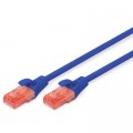 Digitus Патч-корд 1м, CAT 6 UTP, AWG 26/7, Cu, LSZH, blue Digitus (DK-1617-010/B)