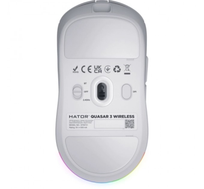 Hator Мишка Hator Quasar 3 Wireless White (HTM731)