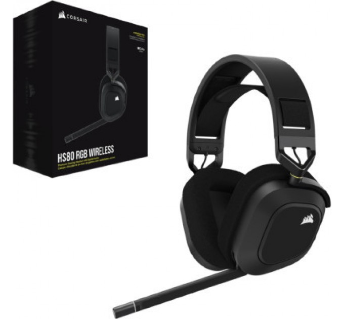 Corsair Навушники Corsair HS80 RGB Wireless Carbon (CA-9011235-EU)