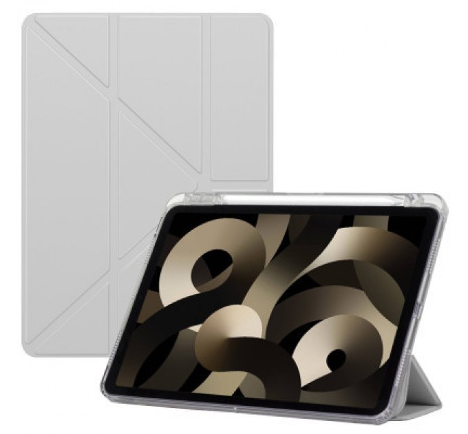 BeCover Чохол до планшета BeCover Ultra Slim Origami Transparent Apple iPad Air 11" M2 2024 Gray (711390)